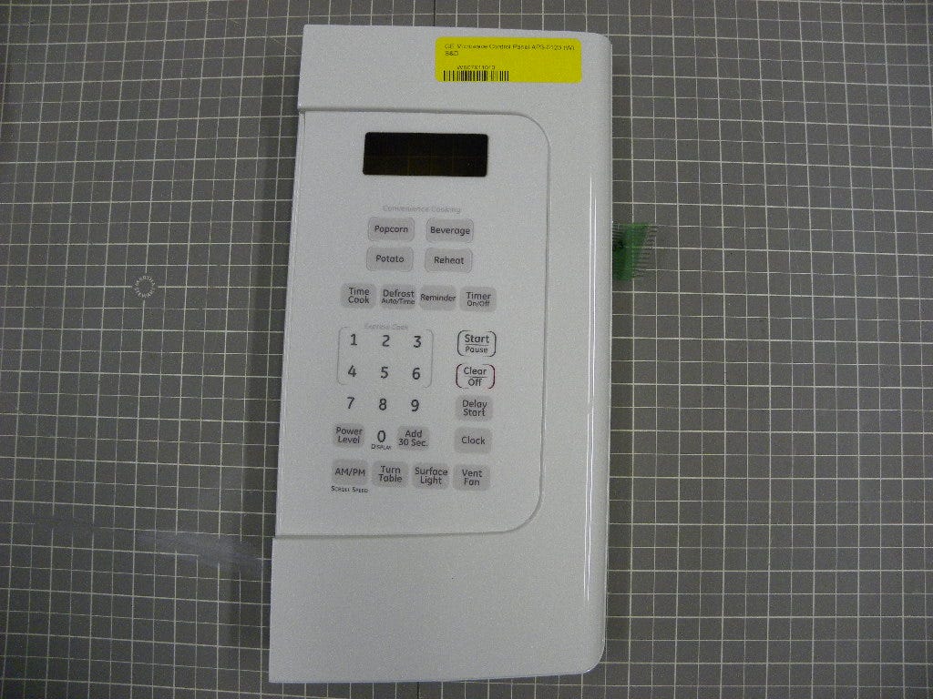 GE Microwave Control Panel WB07X11010