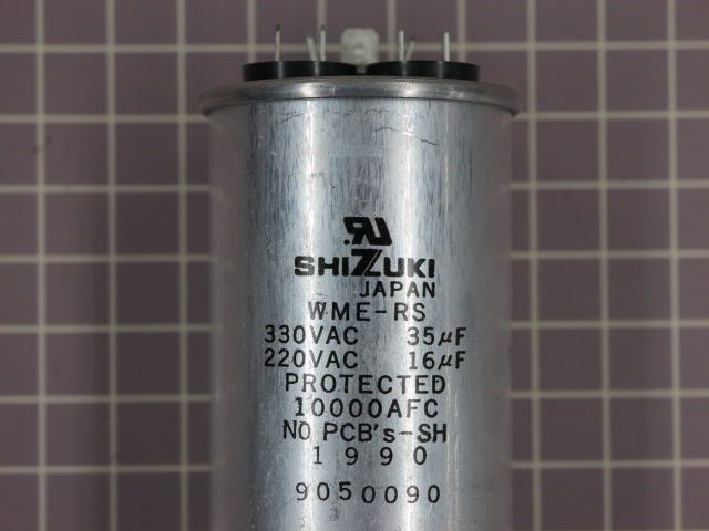 GE Air Conditioner Capacitor WJ20X0722