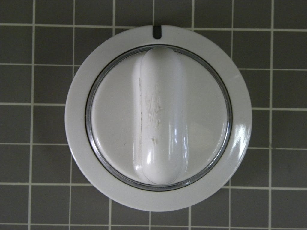 GE Dryer Timer Knob (Bisque) WE01X10168