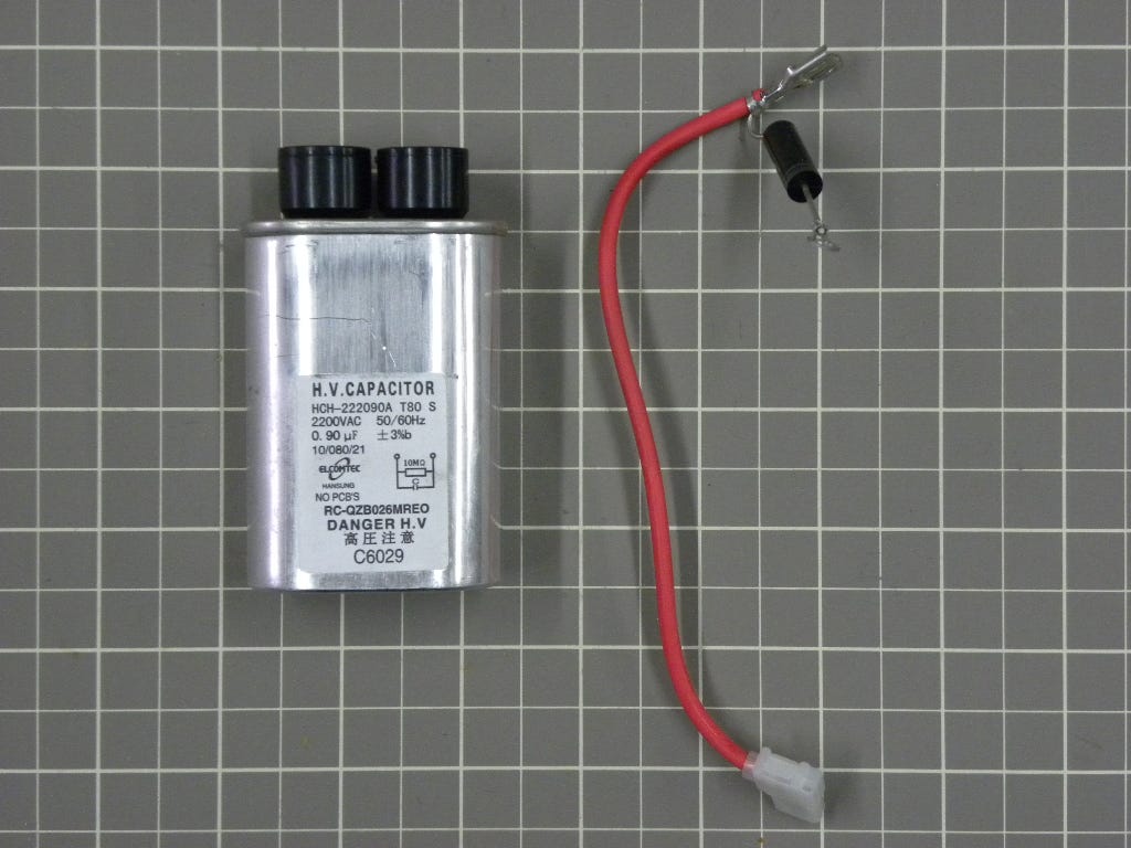 Electrolux Microwave High Voltage W/ Rectifier and Capacitor 5304461618