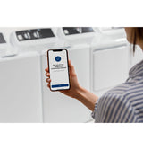GE® 7.4 cu. ft. Capacity aluminized alloy drum Commercial Electric Dryer with Sensor Dry, Built-In App Payment System SITE WIFI REQUIRED VTD52EASRWB
