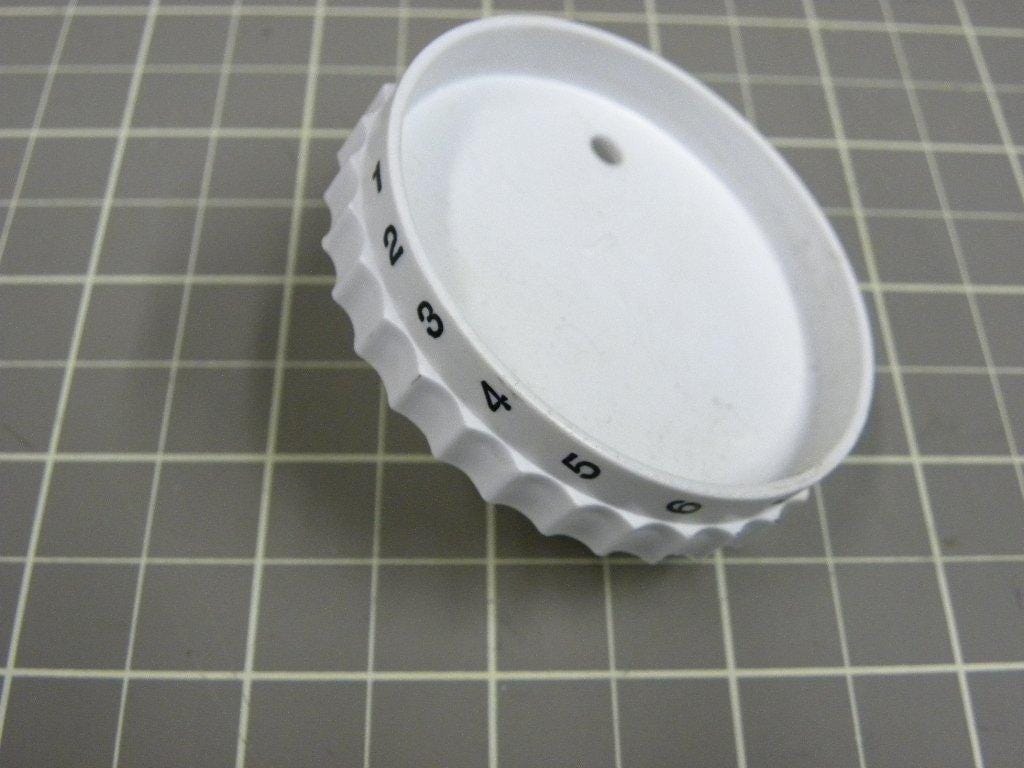 GE Refrigerator Control Wheel (White) WR02X9258