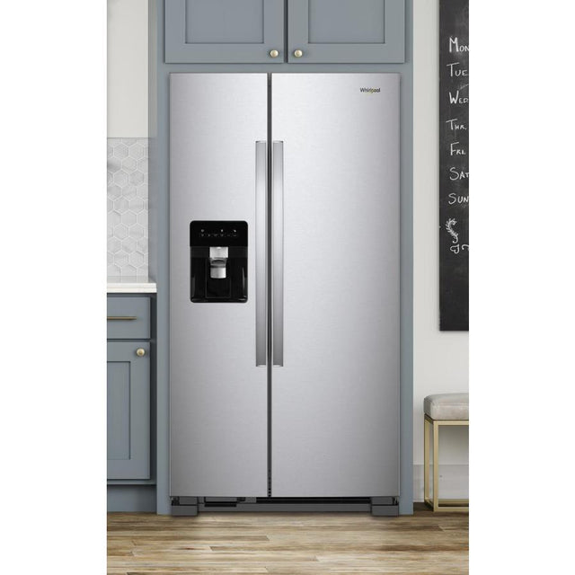 Whirlpool® 36-inch Wide Side-by-Side Refrigerator - 24 cu. ft. WRS315SDHM