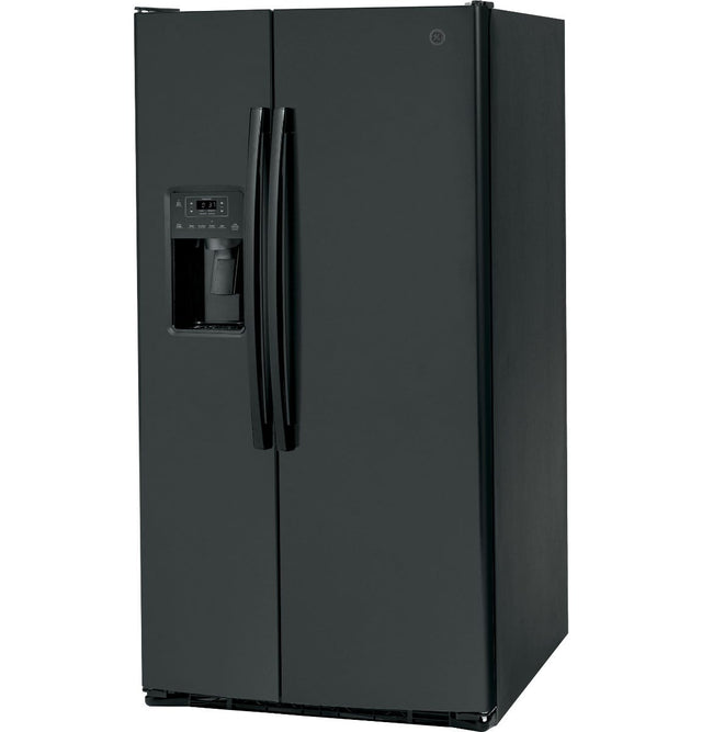 GE ENERGY STAR 25.4 Cu. Ft. Side-By-Side Refrigerator GSE25GGPBB