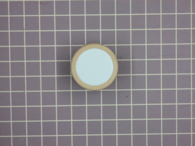 Whirlpool Dryer Button (White) 3406133