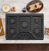 GE Profile 30" Built-In Gas Cooktop with 5 Burners and an Optional Extra-Large Cast Iron Griddle PGP7030DLBB-Black