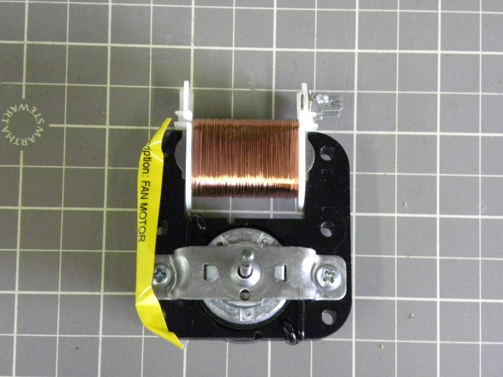 GE Microwave Fan Motor WB26X10189
