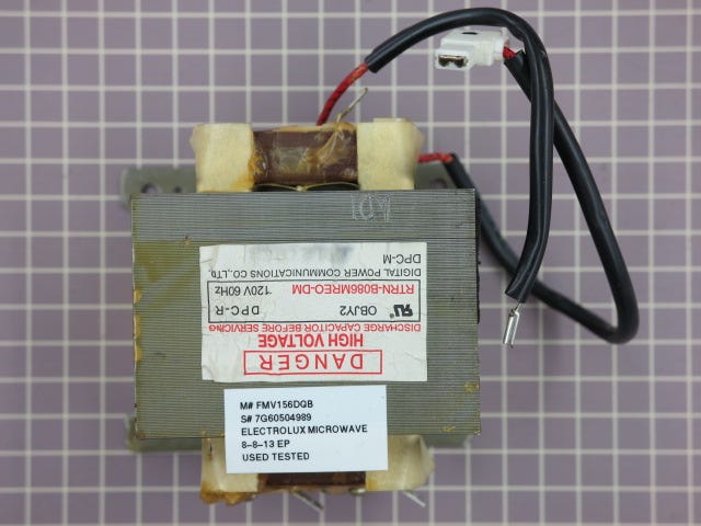 Electrolux Microwave Transformer 5304453726