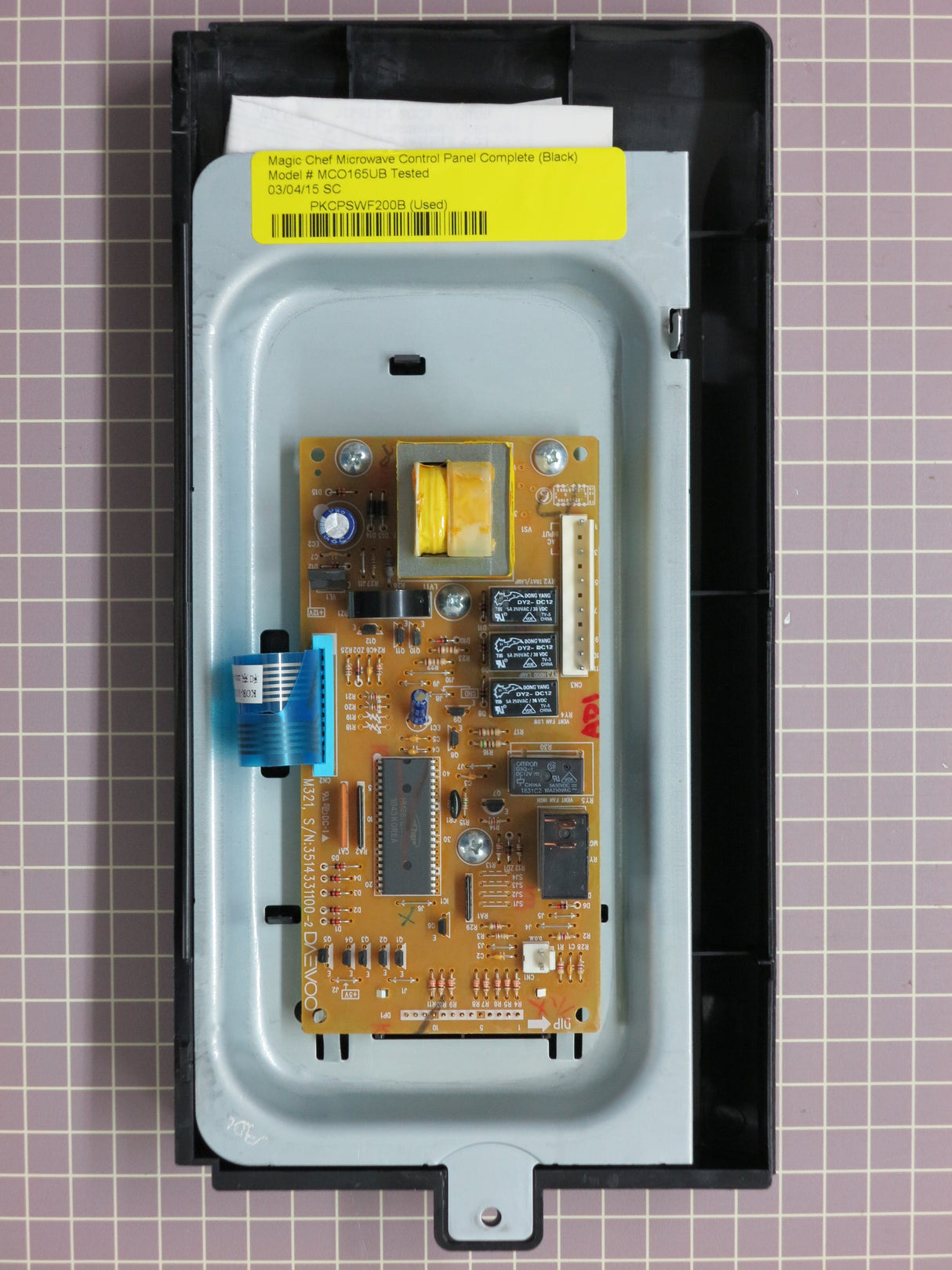 Control Panel (Complete) PKCPSWF200B