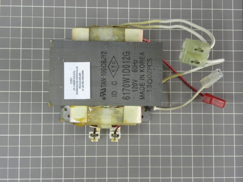 Whirlpool Microwave Transformer 8172170