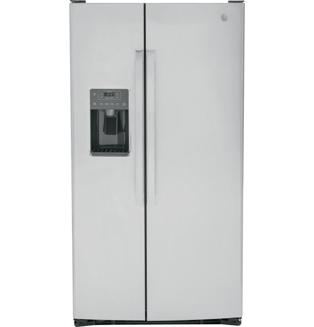 GE ENERGY STAR® 25.3 Cu. Ft. Side-By-Side Refrigerator GSE25GYPFS
