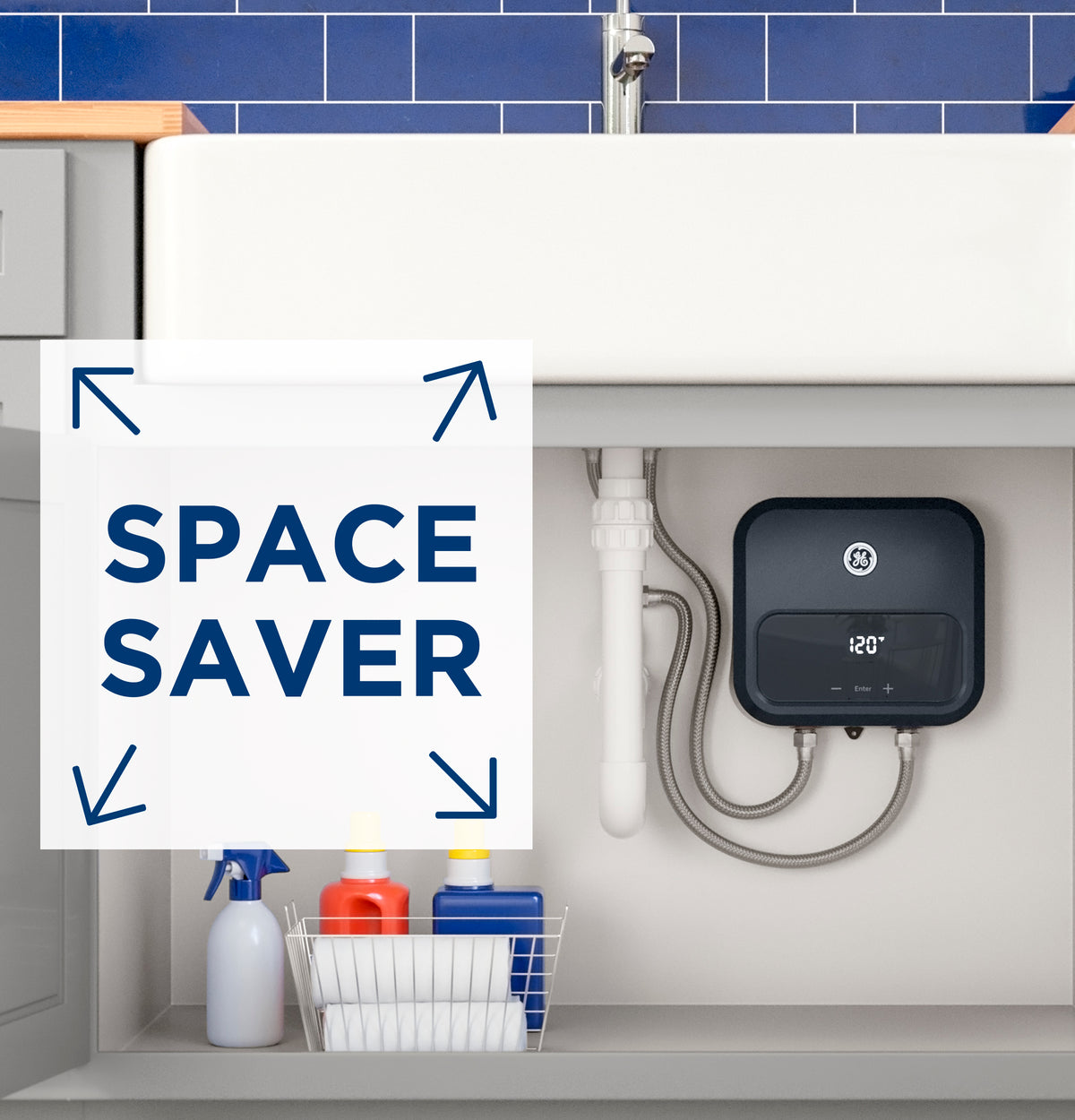 GE® Tankless Electric Water Heater GE04SNLPDG