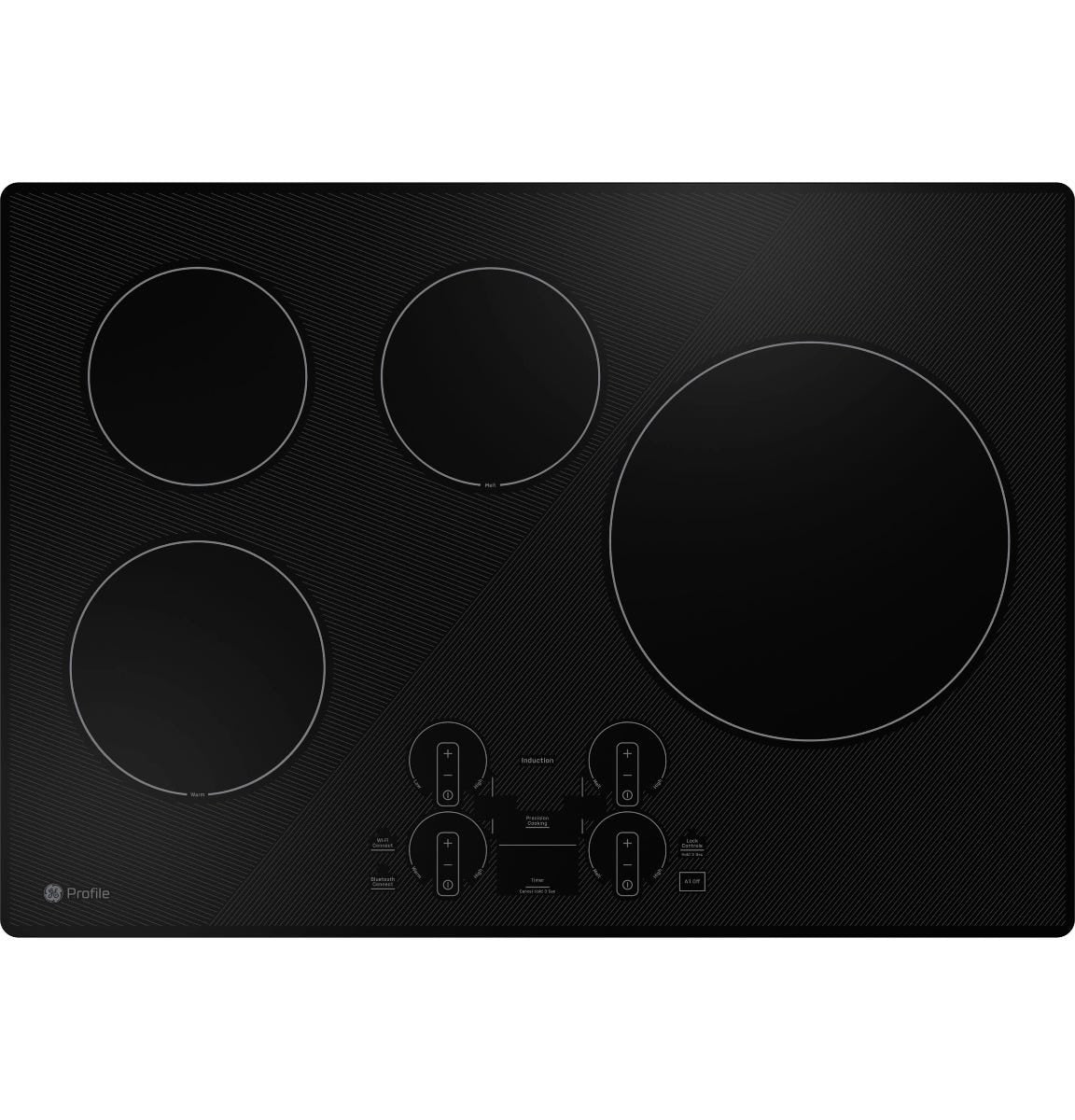GE Profile 30" Built-In Touch Control Induction Cooktop PHP7030DTBB