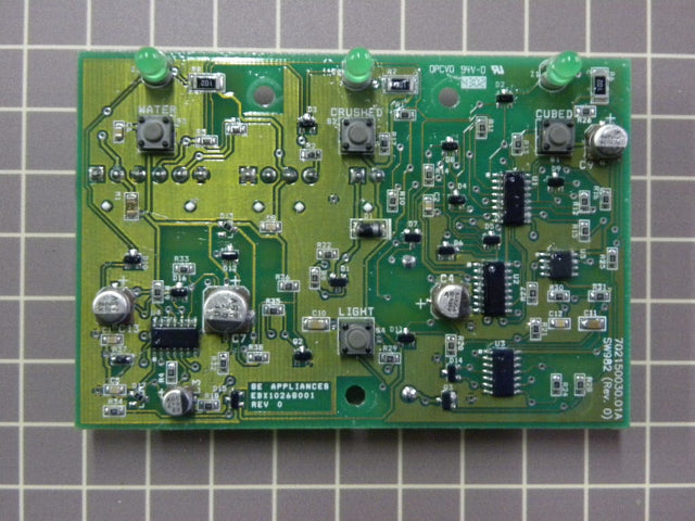 Dispenser Display Control Board WR55X10443