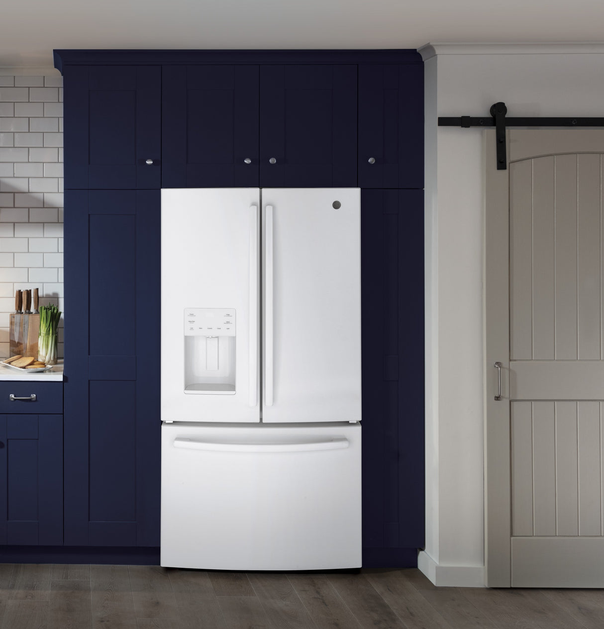 GE ENERGY STAR 25.6 Cu. Ft. French-Door Refrigerator GFE26JGMWW