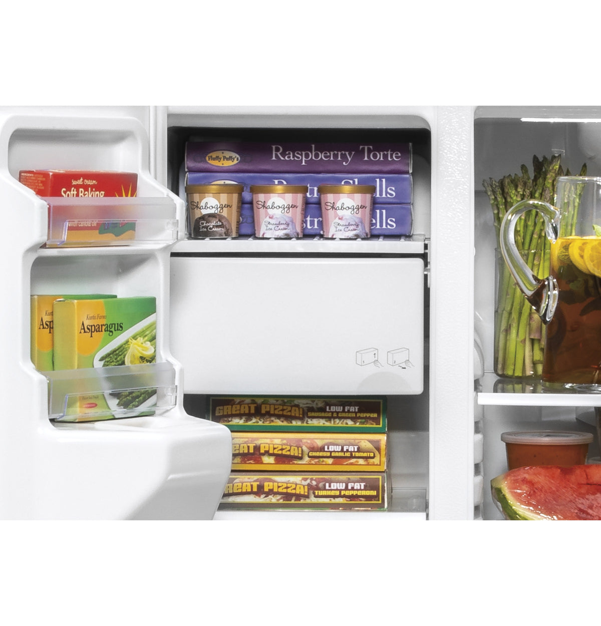 GE 21.8 Cu. Ft. Counter-Depth Fingerprint Resistant Side-By-Side Refrigerator GZS22IYNFS