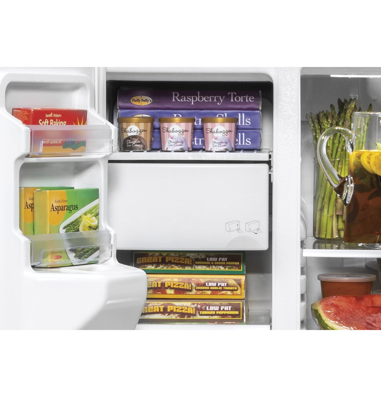 GE 21.8 Cu. Ft. Counter-Depth Side-By-Side Refrigerator GZS22IYNFS