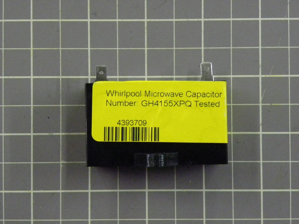 Whirlpool Microwave Capacitor 4393709