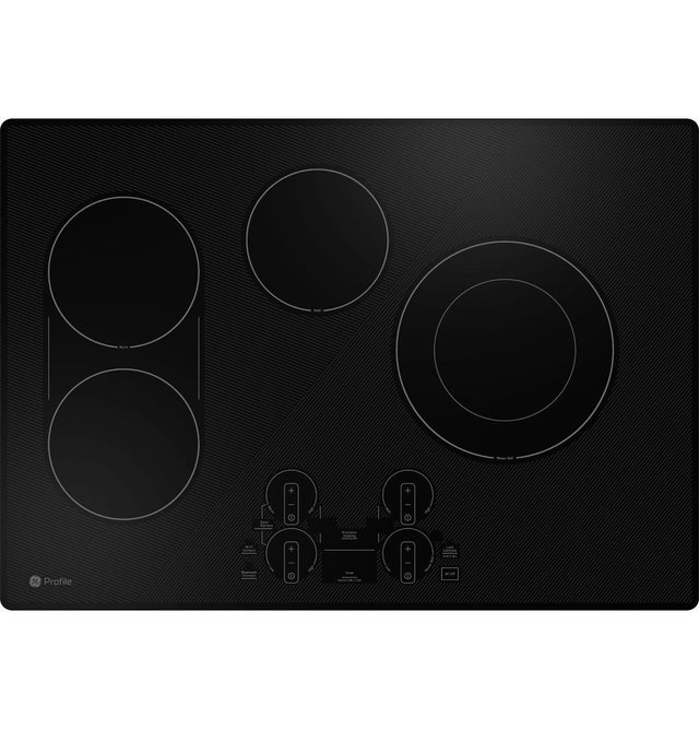 GE Profile 30" Built-In Touch Control Electric Cooktop PEP7030DTBB