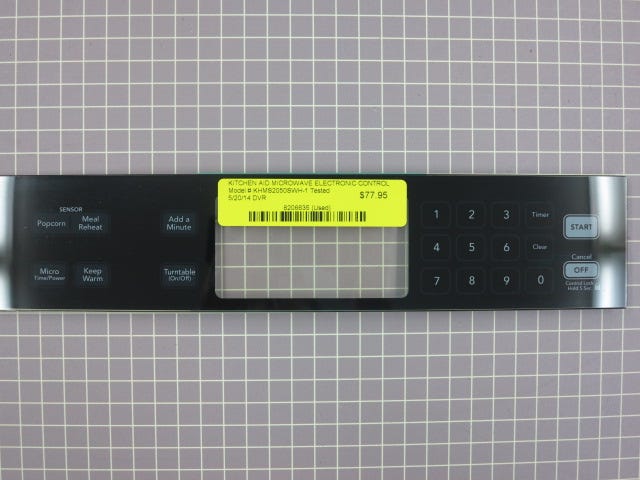 Kitchen Aid Microwave Electronic Control 8206635