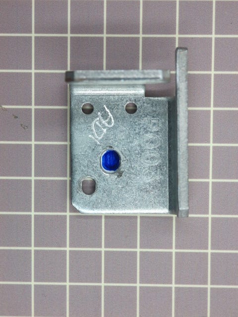 Oven Bracket Vent Trim (RT) WB02T10418