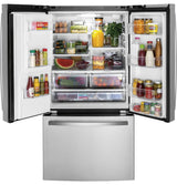 GE ENERGY STAR 20.6 Cu. Ft. Fingerprint Resistant Counter-Depth French-Door Refrigerator GYE21JYMFS