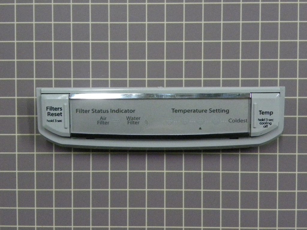Control Panel (Overlay, Fascia Lens, and Fascia Control) W10383445