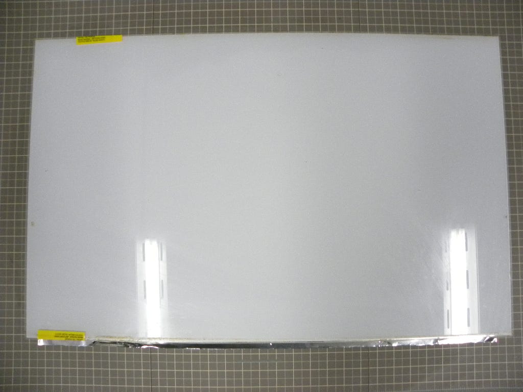 GE Range Door Glass (White) WB57K11