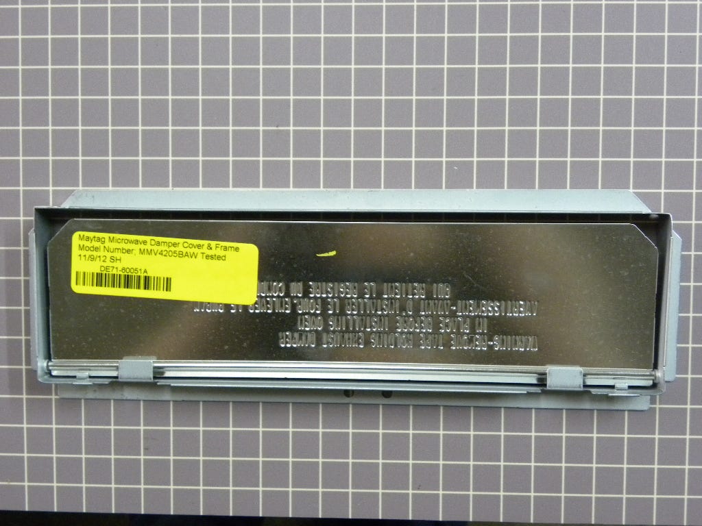 Damper Cover and Frame DE71-60051A