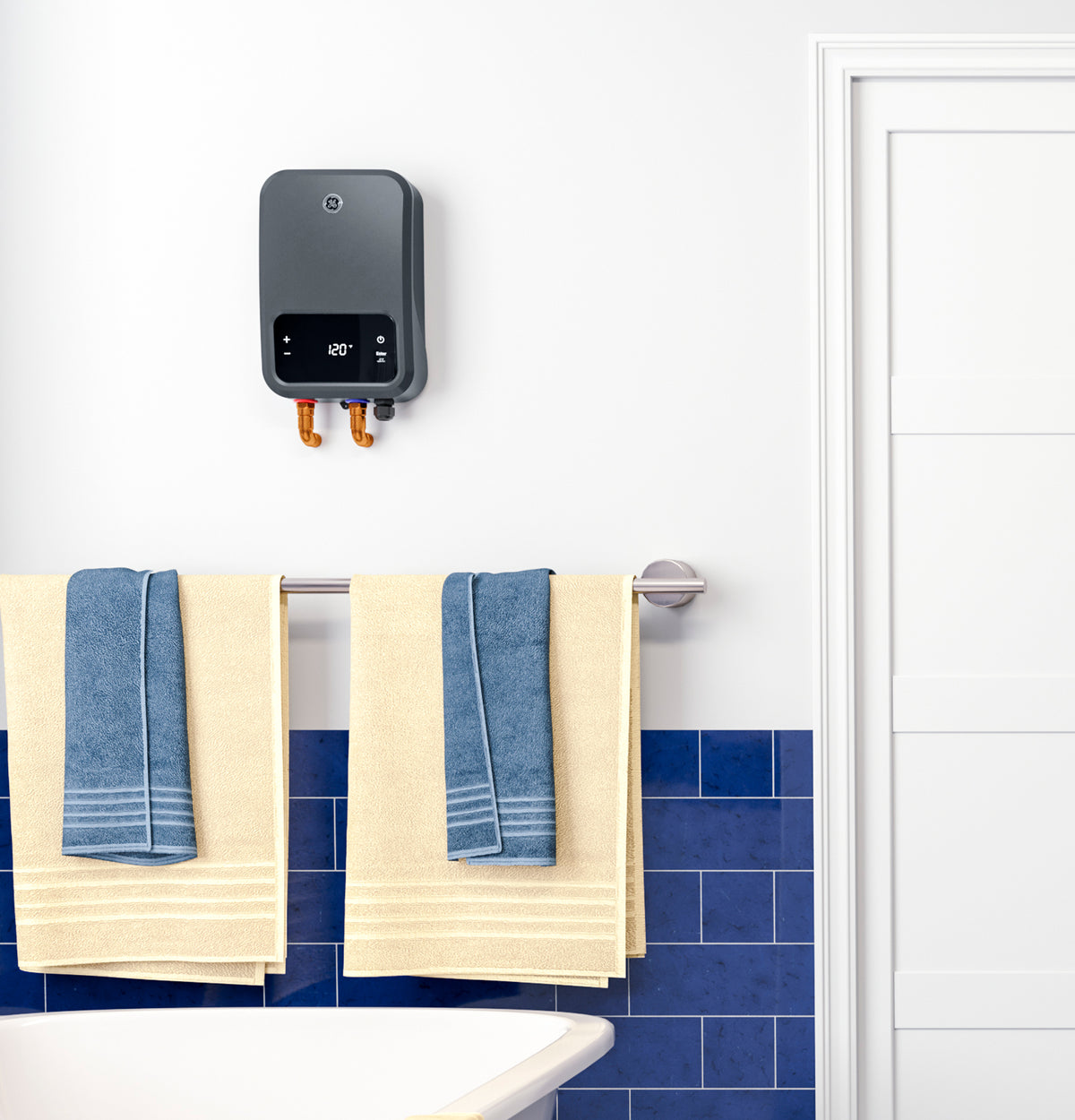 GE® Tankless Electric Water Heater GE24DNHPDG