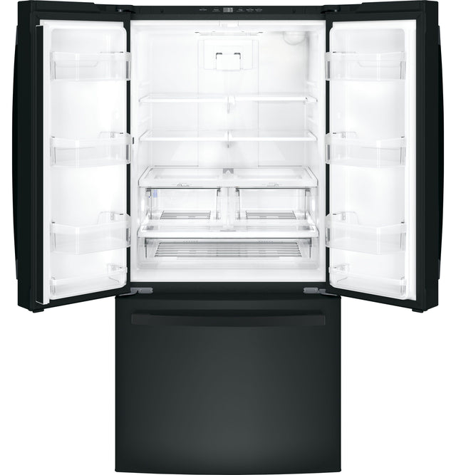 GE® ENERGY STAR® 24.7 Cu. Ft. French-Door Refrigerator GNE25JGKBB-Black