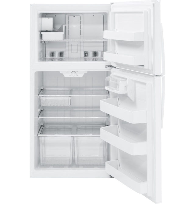 GE® ENERGY STAR® 21.1 Cu. Ft. Top-Freezer Refrigerator GIE21GTHWW