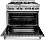 ZLINE 36" Stainless Steel Pro Style Gas Range RG36