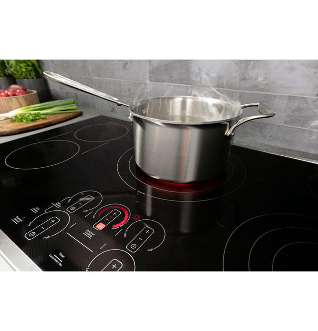 GE Profile 30" Built-In Touch Control Electric Cooktop PEP7030DTBB