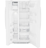 GE® ENERGY STAR® 27.9 Cu. Ft. Side-By-Side Refrigerator with Extra Tall Dispenser and In-Door Icemaker GSS23GGPWW