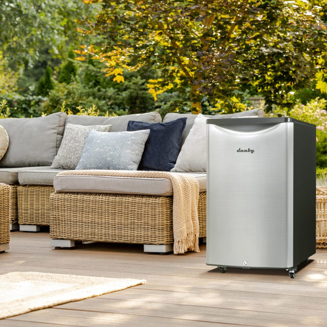 Danby 4.4 cu.ft. Contemporary Classic Outdoor Compact Refrigerator DAR044A6BSLDBO