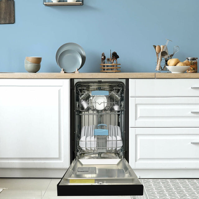 Danby 18″ Wide Built-in Dishwasher in White DDW18D1EB