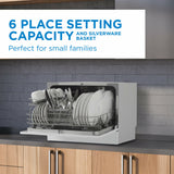 Danby 6 Place Setting Countertop Dishwasher DDW621WDB