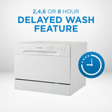 Danby 6 Place Setting Countertop Dishwasher DDW621WDB
