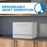 Danby 6 Place Setting Countertop Dishwasher DDW621WDB