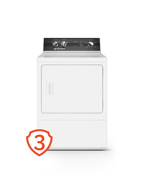 Speed Queen DR3 Sanitizing Electric Dryer with Extended Tumble | 3-Year Warranty DR3004WE