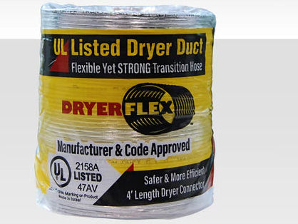 DFLX4 4' Ul2158a Listed Dry Duct