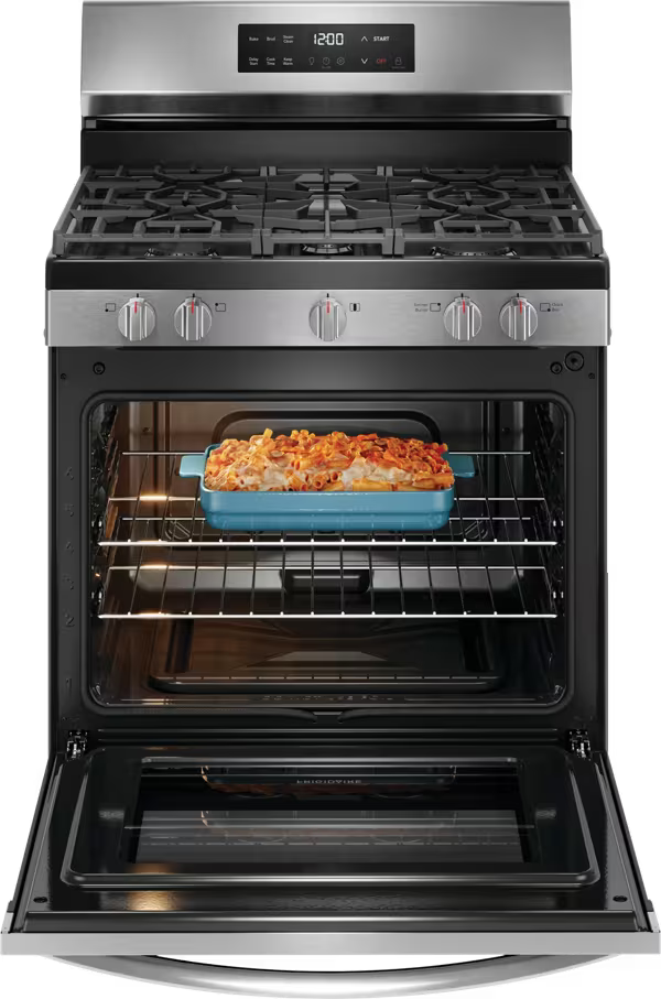 Frigidaire 30" Gas Range with Steam Clean FCRG3062ASB