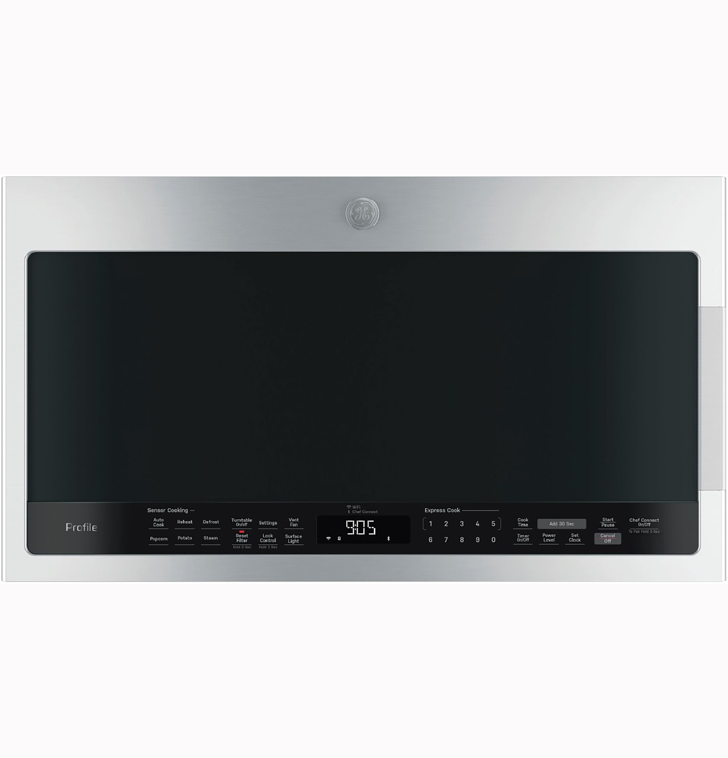 GE Profile™ 2.1 Cu. Ft. Over-the-Range Sensor Microwave Oven PVM9005RYSS