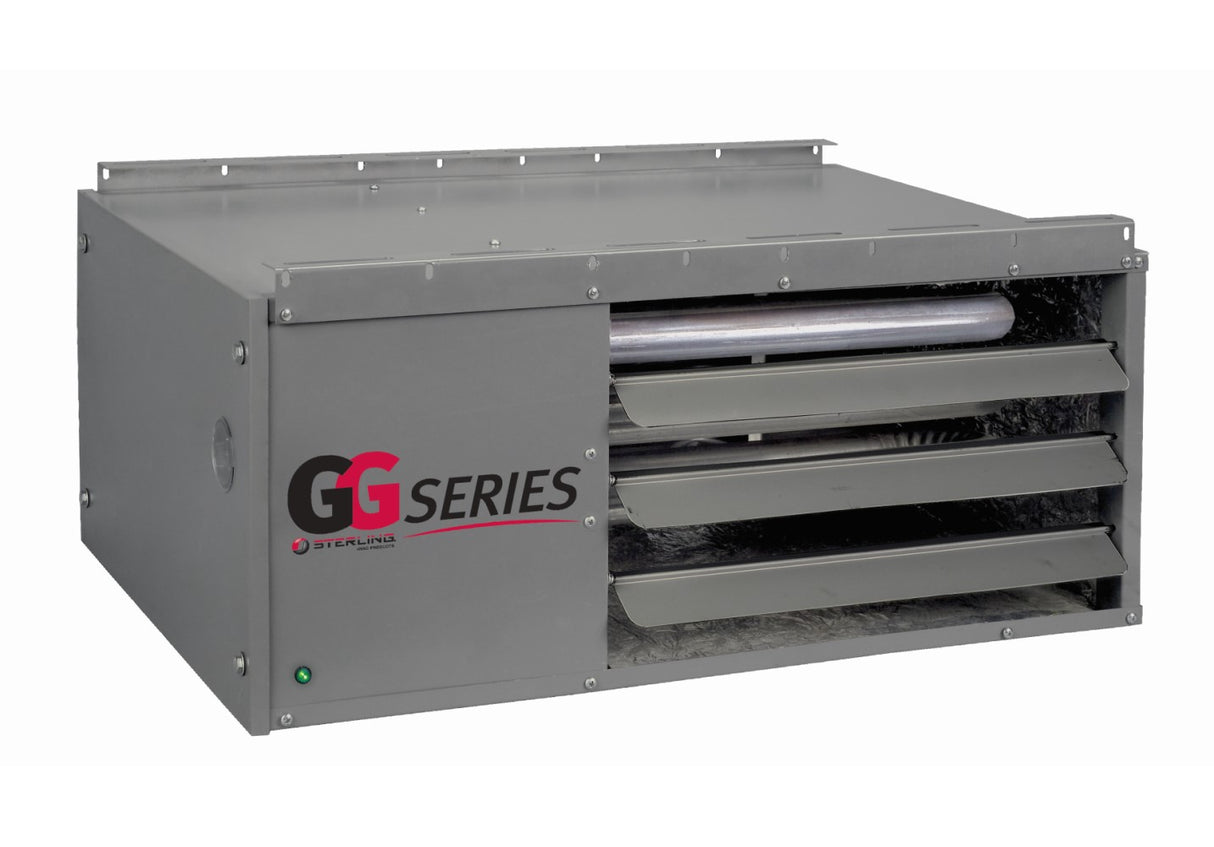Unit Heater, Gas-Fired, Low Profile Design, Single-Phase, 30000 BTU 11GG030A1NSA11C