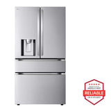 LG 29 cu. ft. Smart Standard-Depth MAX™ 4-Door French Door Refrigerator with Full-Convert Drawer™ LF29H8330S
