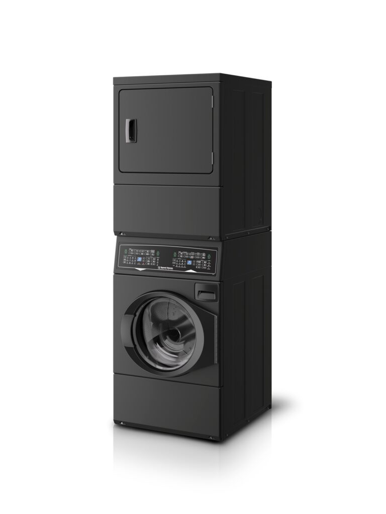 Speed Queen SF7 Stacked Washer – Electric Dryer with Pet Plus™ | Sanitize | Fast Cycle Times | 5-Year Warranty SF7008BE