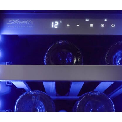 Silhouette Pro – 28 Bottle Built-In Wine Cellar in Stainless Steel SPRWC031D1SS