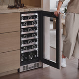 Silhouette Pro – 28 Bottle Built-In Wine Cellar in Stainless Steel SPRWC031D1SS