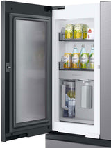 Samsung Bespoke AI 4-Door French Door Beverage Center™ | Dual Ice Maker & Flex Zone™ | 23 cu.ft.  RF23BB8600QLAA